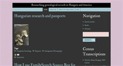 Desktop Screenshot of hungarianfamilyrecord.org