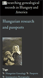 Mobile Screenshot of hungarianfamilyrecord.org